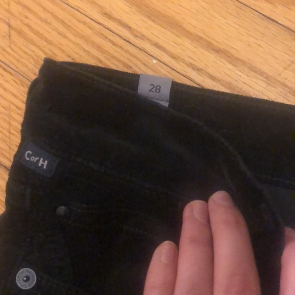 Citizens of Humanity Black velvet jeans size 28 perfect condition - Picture 2 of 6
